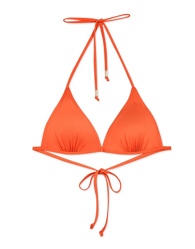 Plain Single Tie Strap Bikini Top (Thick Padded)