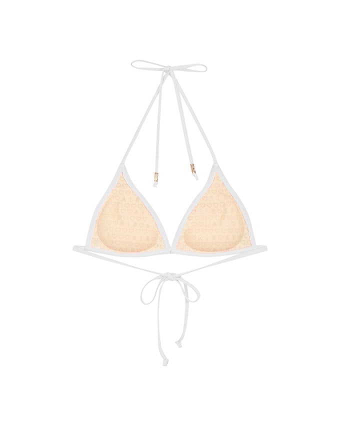 Plain Single Tie Strap Bikini Top (Thick Padded)