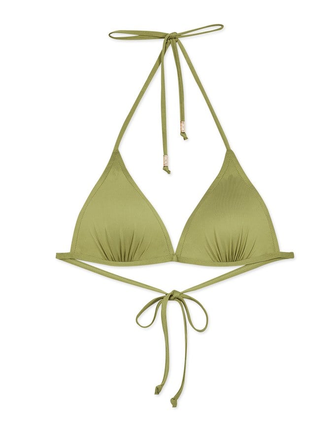 Plain Single Tie Strap Bikini Top (Thick Padded)