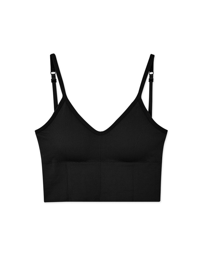 Big U-Back Low Cut Widened Hem Bralette