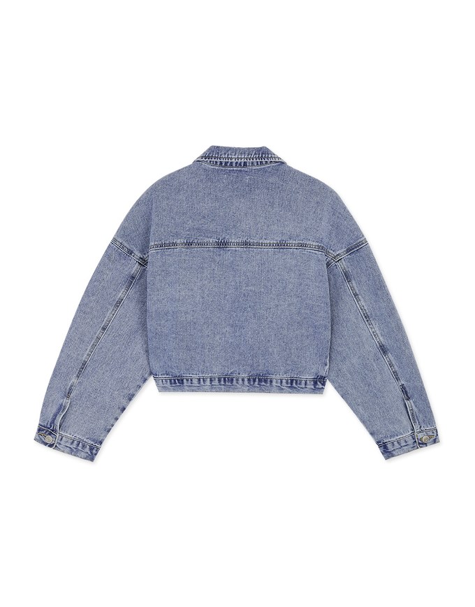 ジャケット・アウター no mass prod Cropped denim flight jacket No mass-produced cropped denim flight jacket.