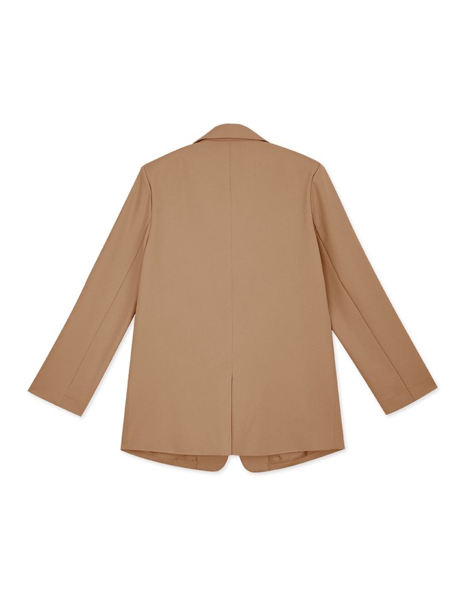 Edgy Smart Suit Blazer(With Detachable Shoulder Pads)