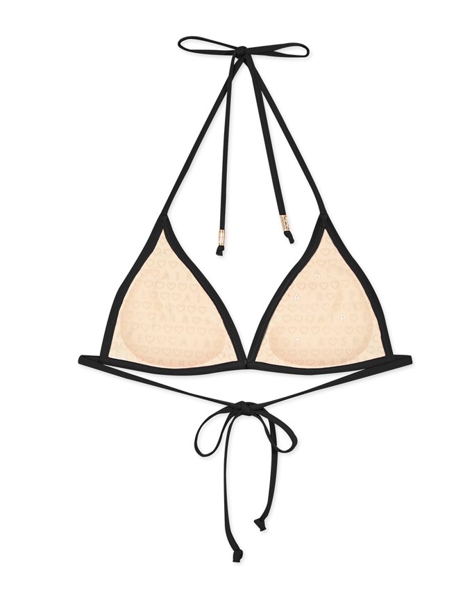 Plain Single Tie Strap Bikini Top (Lightly Padded)
