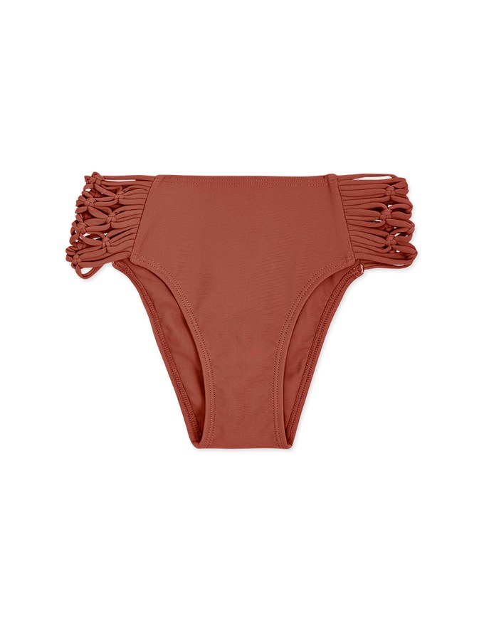 Enhanced Side Strappy Bikini Bottom