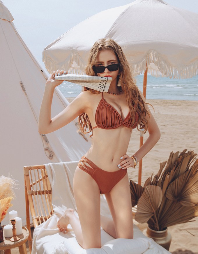 Enhanced Side Strappy Bikini Bottom