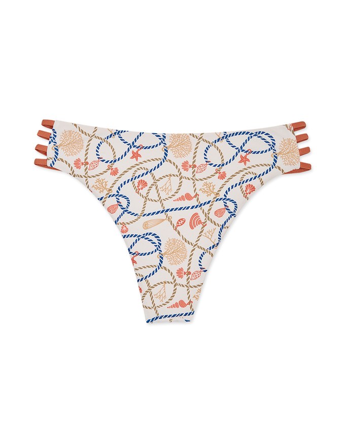 IRIS X 2 Way Printed Strappy Side Bikini Bottom
