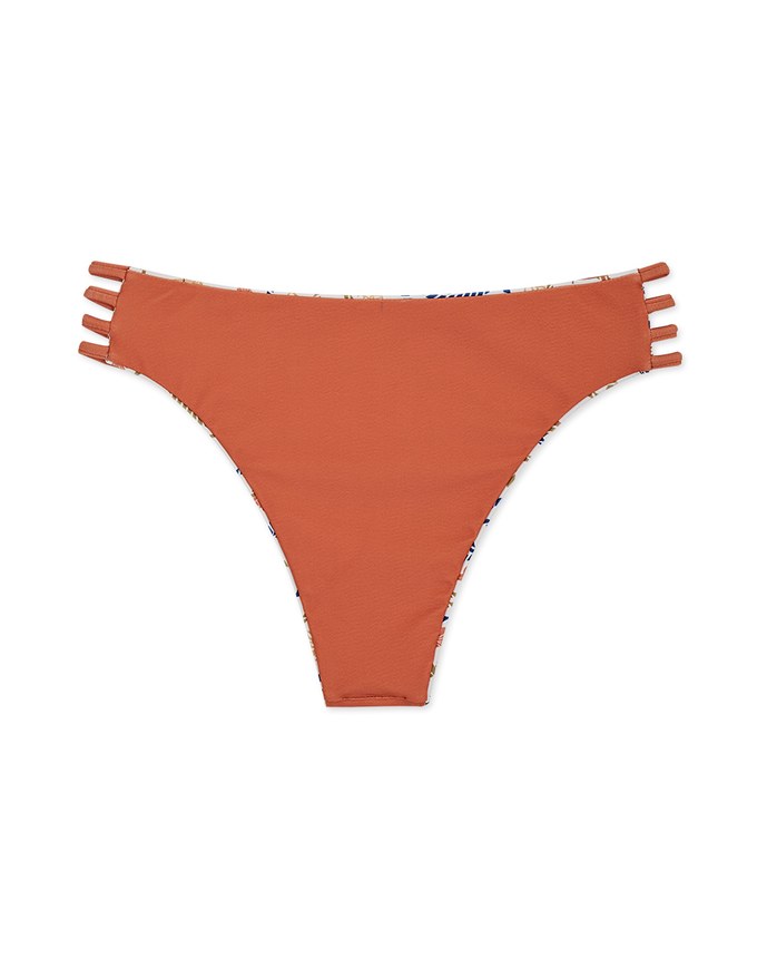 IRIS X 2 Way Printed Strappy Side Bikini Bottom