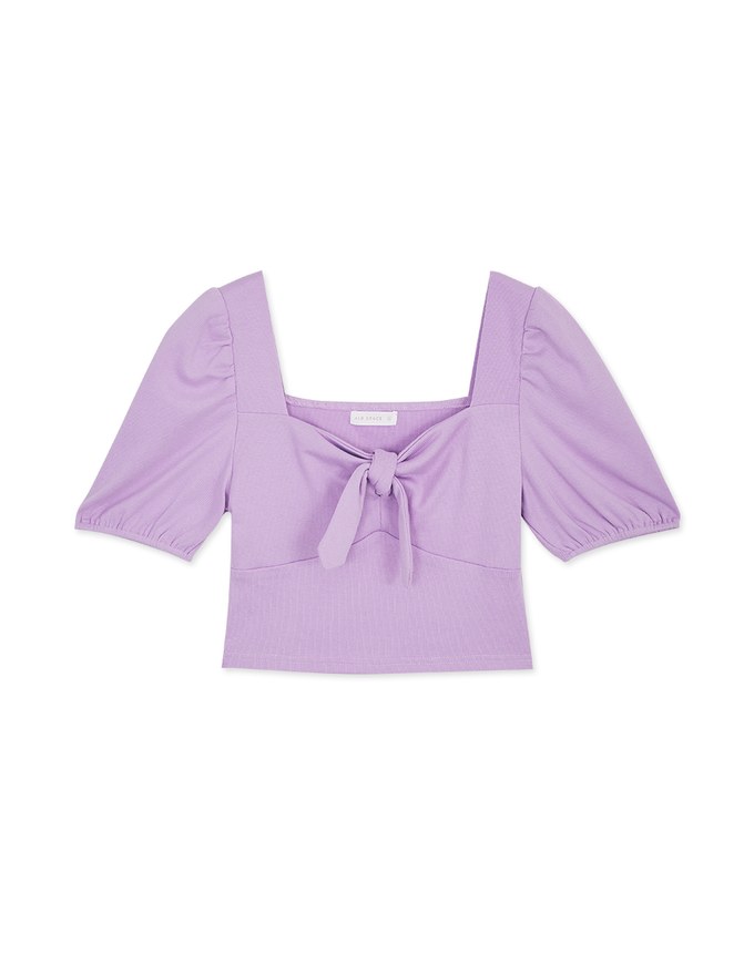 Stylish Front-Knot Crop Top