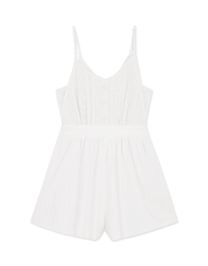 Très Chic Broderie Anglaise Playsuit