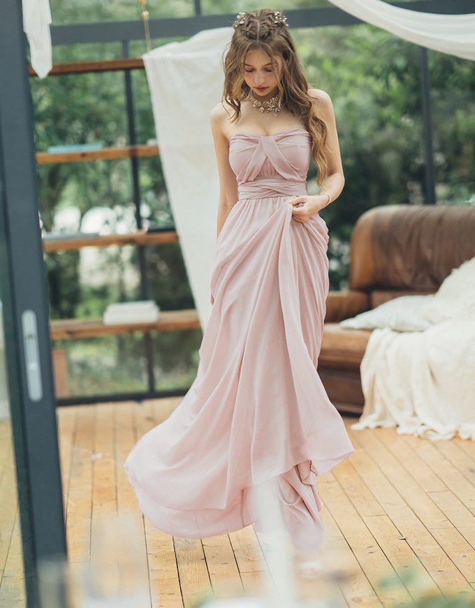 Classic Convertible Infinity Dress (With Sewn-In Paddings)