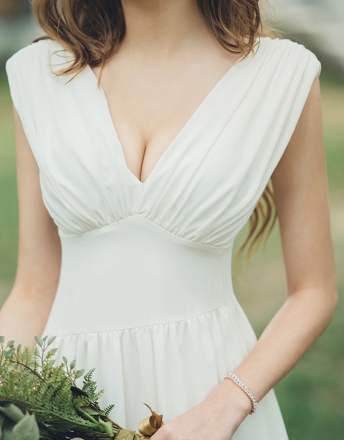 Classy Grecian Maxi Dress (With Sewn-In Paddings)