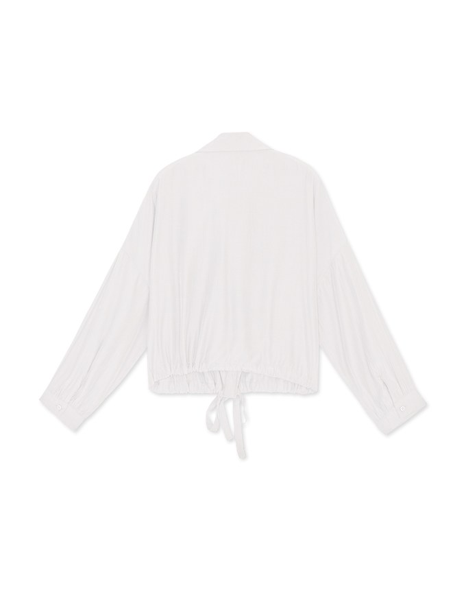 Laidback Drawstring-West Blouse