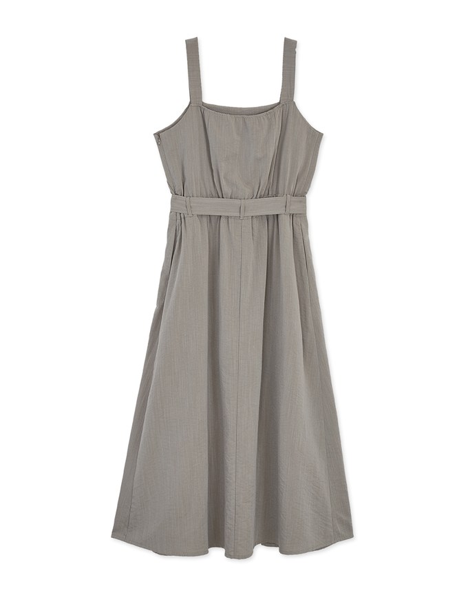 Maxi Skirt Overlay Playsuit (With Belt)