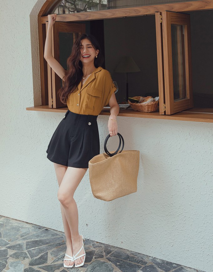 Modern Twist Batwing Blouse