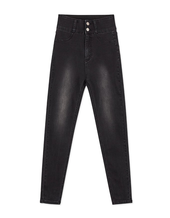 Petite Girl- No Filter Shape-Up Slimming Skinny-Fit Denim Pants 2.0 (With Butt Padding)