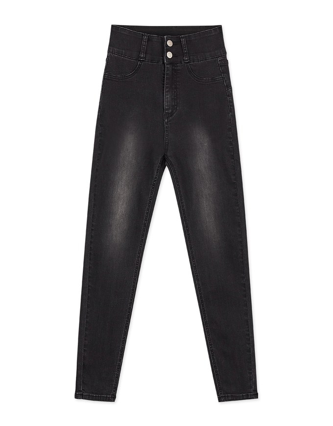 No Filter Shape-Up Slimming Skinny-Fit Denim Pants 2.0 (With Butt Padding)