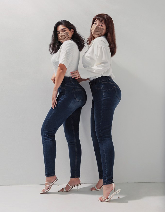No Filter Shape-Up Slimming Skinny-Fit Denim Pants 2.0 (With Butt Padding)