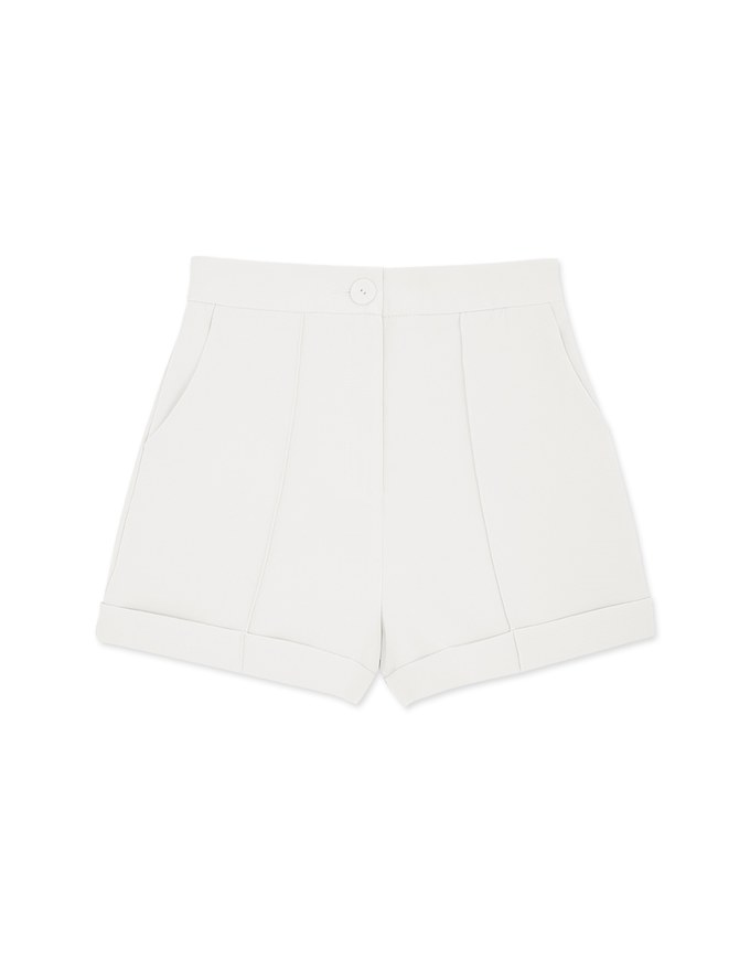 Edgy Smart Roll Up Suit Short