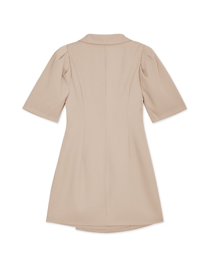 Modern Chic Hollow Puffy Suit Dress