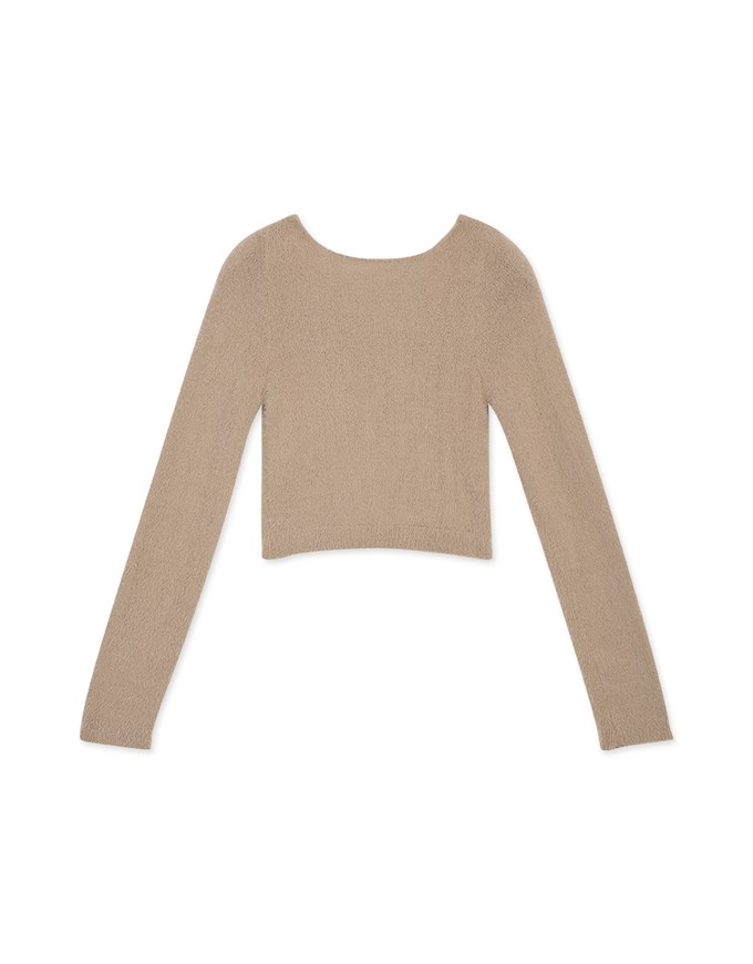 Sensual Front-Zipper Crop Sweater