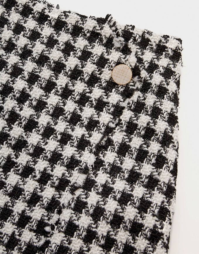 Modern Twist Woleen Gigham Skort