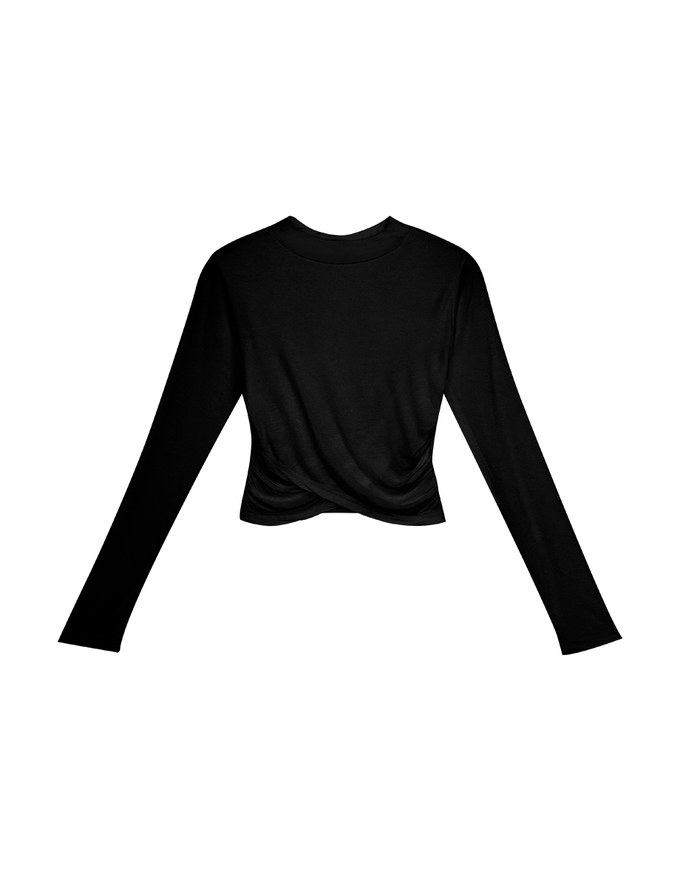 Minimalist Staple 2Way Crossover Crop Top