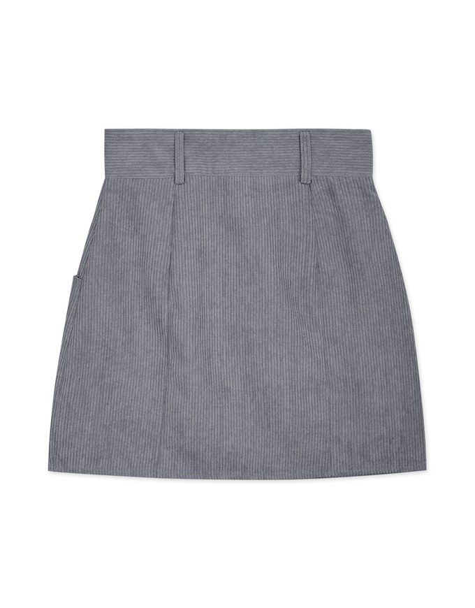 Vintage High-West Corduroy Skirt