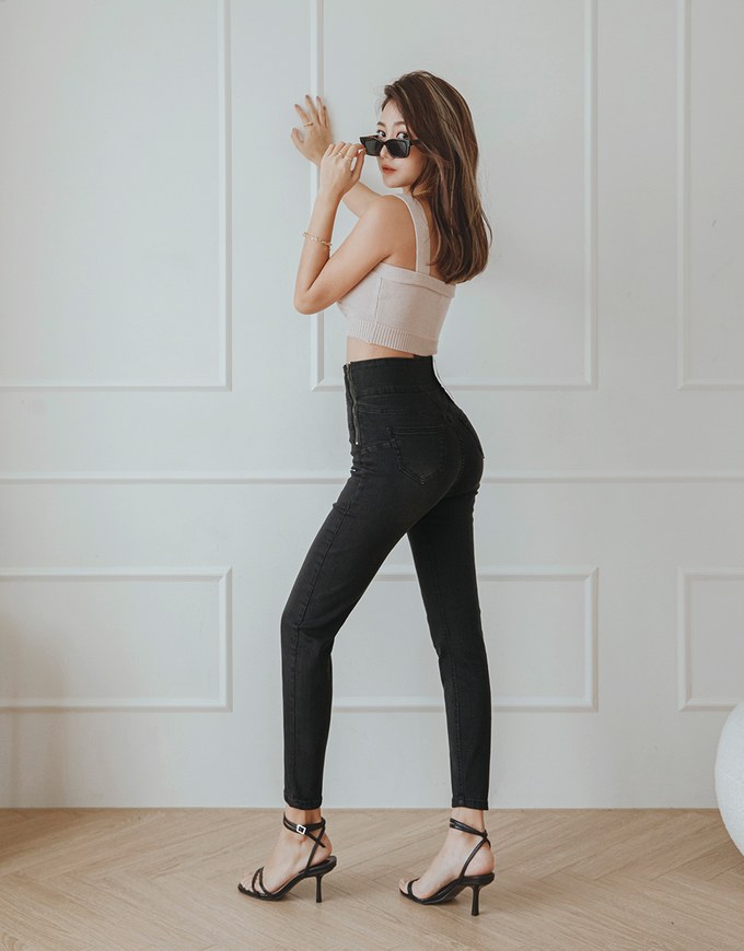 Petite Girl- No Filter Snatched West Shape-Up Slimming Skinny-Fit Denim Pants 3.0