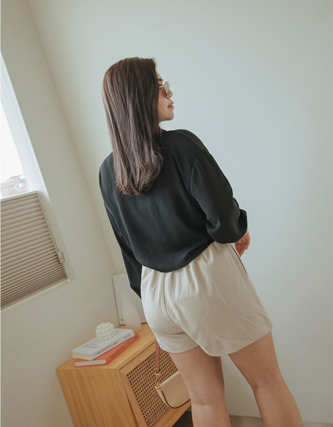 Transparent Sheer Tie-West Crop Blouse