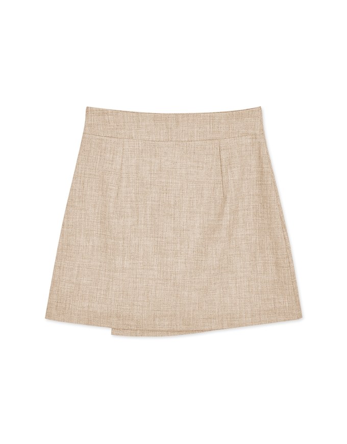 Edgy Chic Asymmetric Breasted Skirt