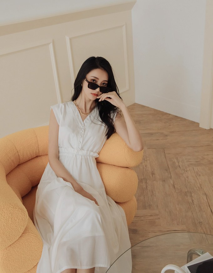 Celestial Fairy Sleeveless Splice Maxi Dress