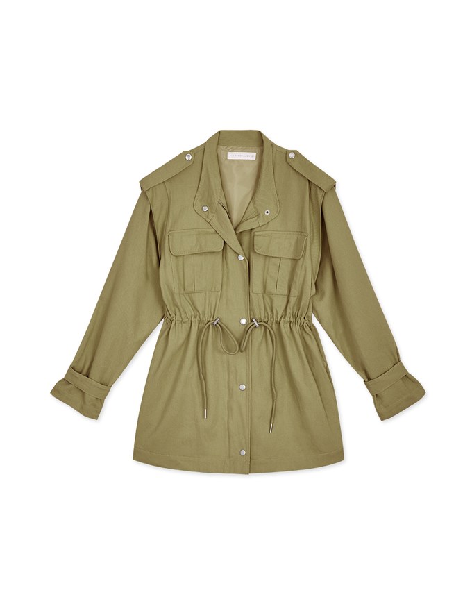2WAY Waist Drawstring Workwear Blazer