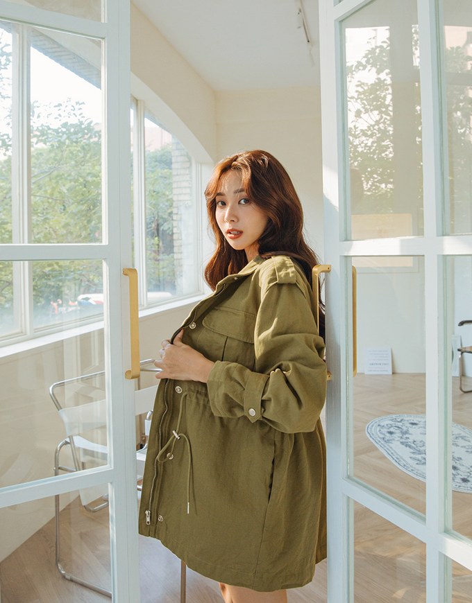 2WAY Waist Drawstring Workwear Blazer
