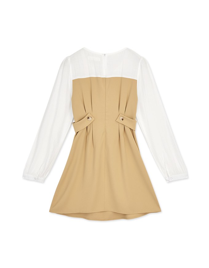 Sweetheart Neckline Crossover Strap Mini Dress