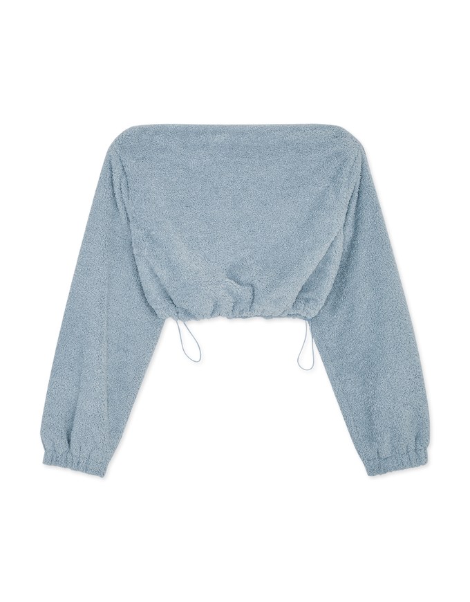 Off-Shoulder Loose Crop Top