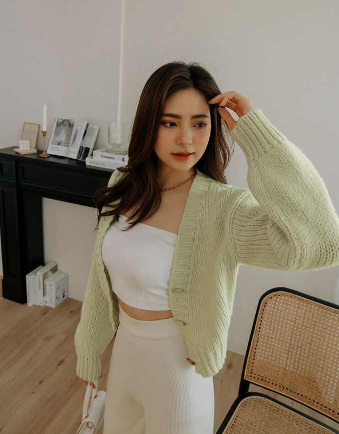 High Waist Ribbed Knit Loose Pants