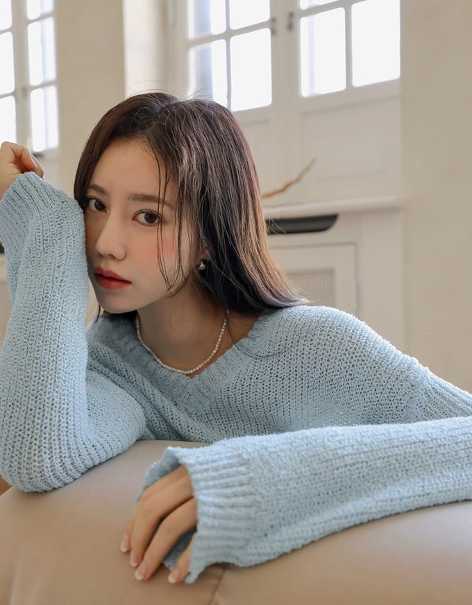 美肌濾鏡針織上衣