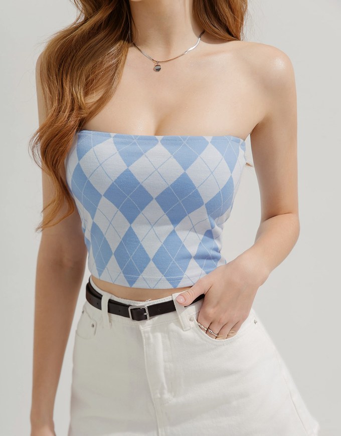 【AiR 2.0】 Zero Feel Argyle Tank Top