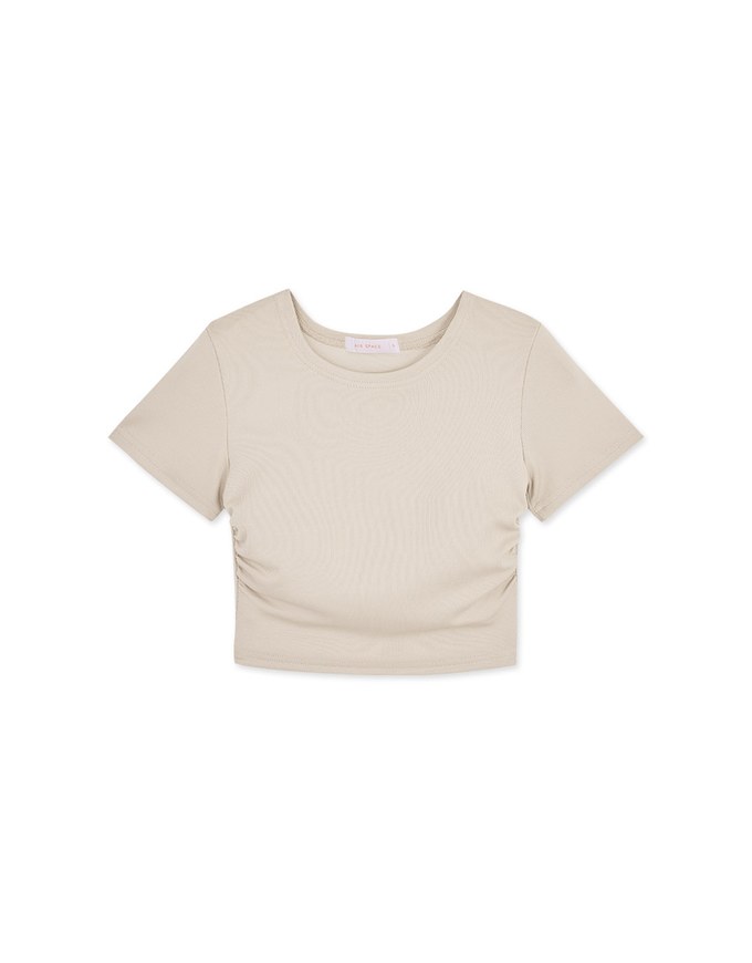 Fantastially Busty Short-Sleeved Bra Top