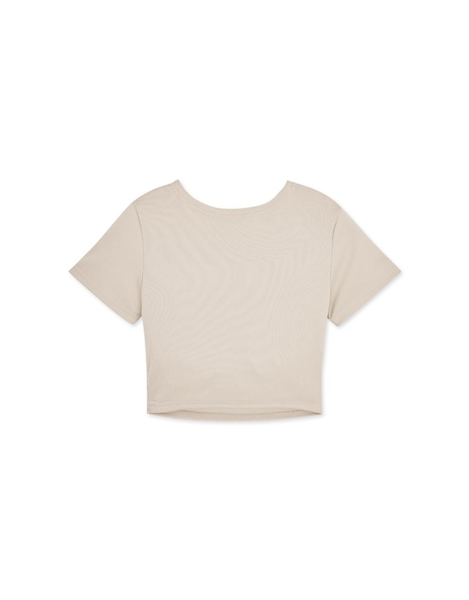 Fantastially Busty Short-Sleeved Bra Top