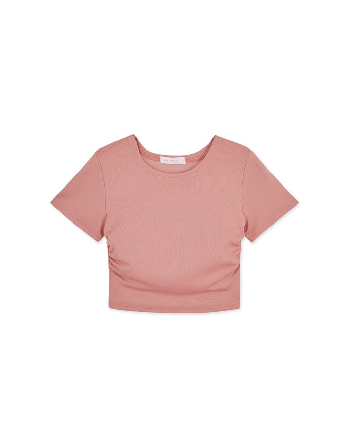 Fantastially Busty Short-Sleeved Bra Top