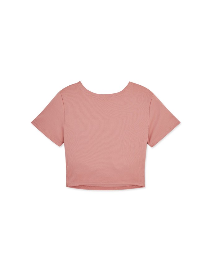 Fantastially Busty Short-Sleeved Bra Top