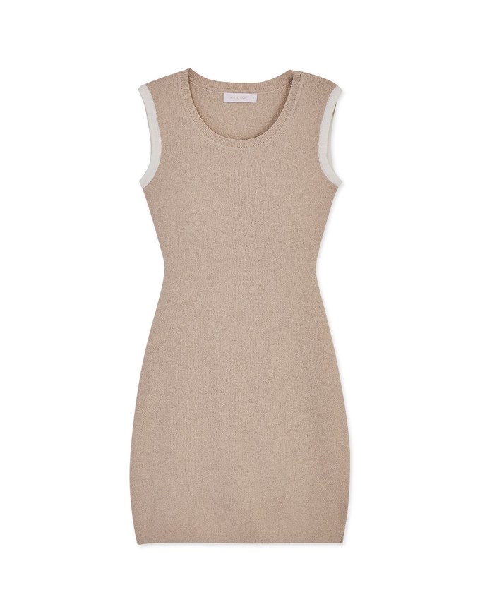 Cutout Waist Knit Dress