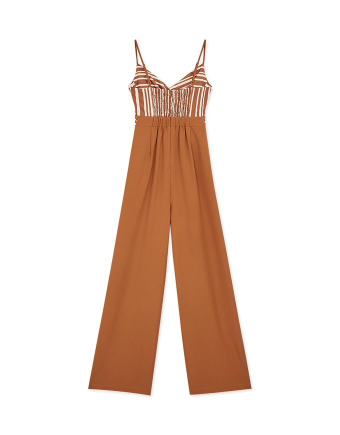 Sensual Style Hollow Knotted Jumpsuit (With Padding)