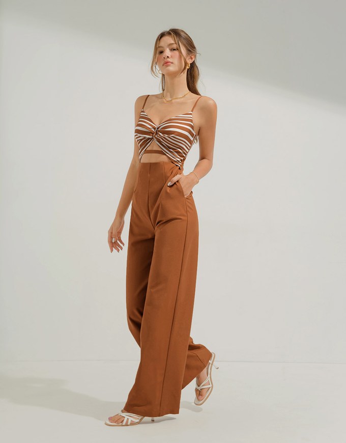 Sensual Style Hollow Knotted Jumpsuit (With Padding)