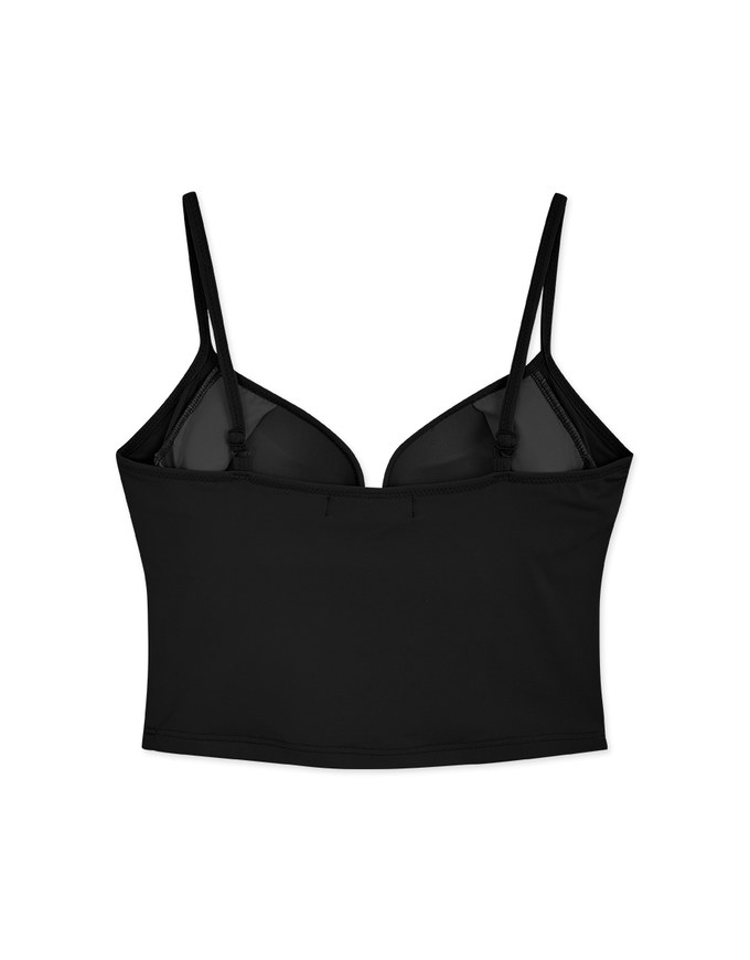 Extreme Push Up Side Grab Wrinkle Bra Top