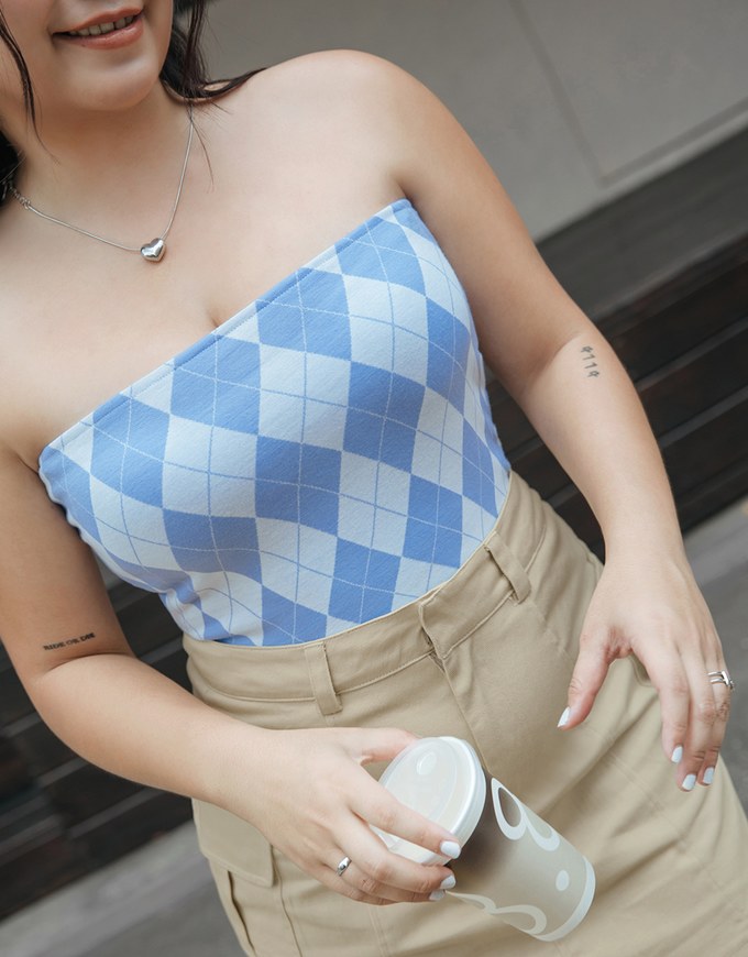 【AiR 2.0】 Zero Feel Argyle Tank Top