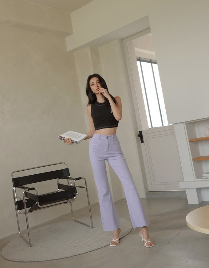 Seam Fit Cropped Tank Top