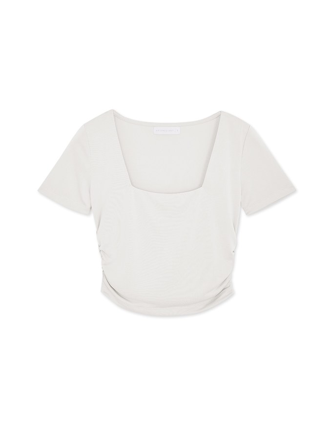 Breezy Cool Side Scrunch Top