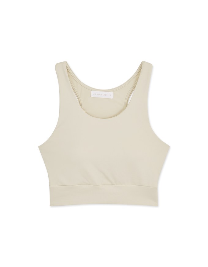 【Air 2.0】Cooling Hollowed Back Tank Bra Top ( With Padding)
